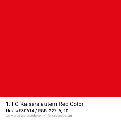 1. FC Kaiserslautern's Red color solid image preview