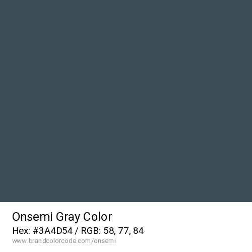 Onsemi's Gray color solid image preview