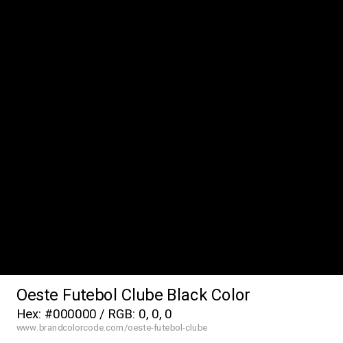 Oeste Futebol Clube's Black color solid image preview