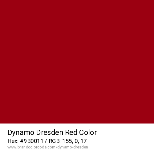 Dynamo Dresden's Red color solid image preview