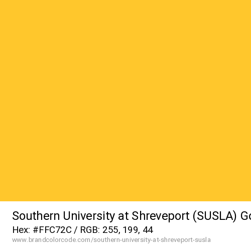 Southern University at Shreveport (SUSLA)'s Gold color solid image preview