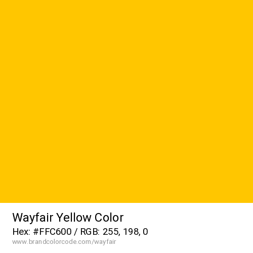 Wayfair's Yellow color solid image preview