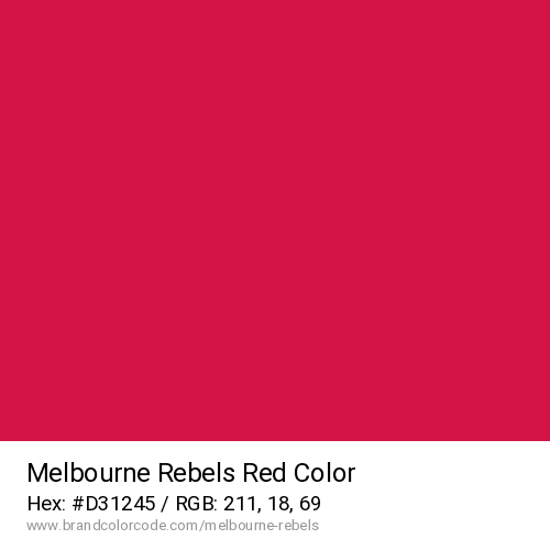 Melbourne Rebels's Red color solid image preview