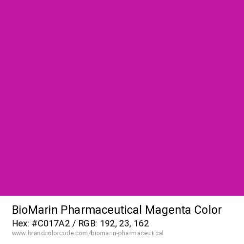 BioMarin Pharmaceutical's Magenta color solid image preview