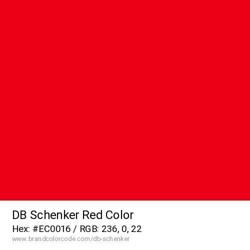 DB Schenker's Red color solid image preview