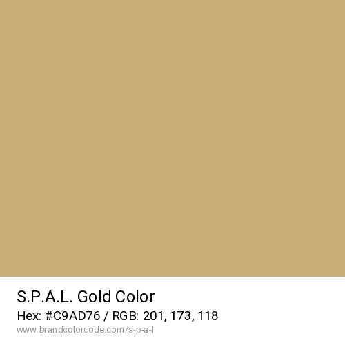 S.P.A.L.'s Gold color solid image preview