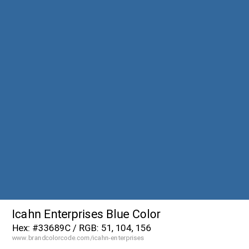Icahn Enterprises's Blue color solid image preview