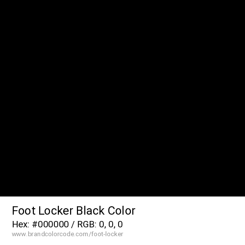 Foot Locker's Black color solid image preview