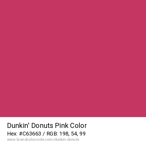 Dunkin’ Donuts's Pink color solid image preview