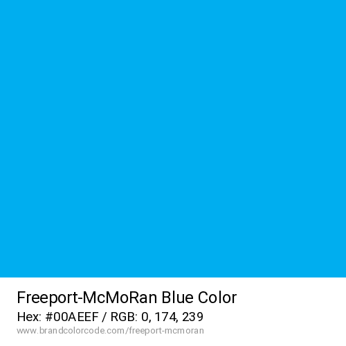 Freeport-McMoRan's Blue color solid image preview