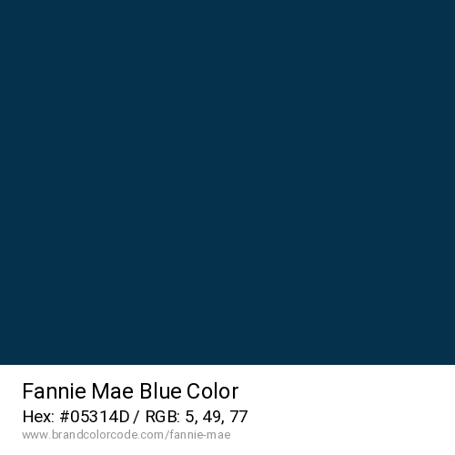 Fannie Mae's Blue color solid image preview