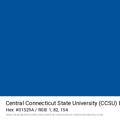 Central Connecticut State University (CCSU)'s Blue color solid image preview