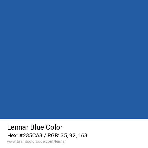 Lennar's Blue color solid image preview