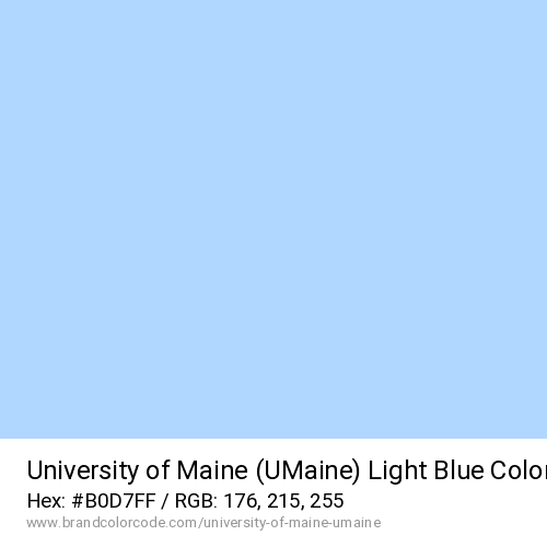 University of Maine (UMaine)'s Light Blue color solid image preview