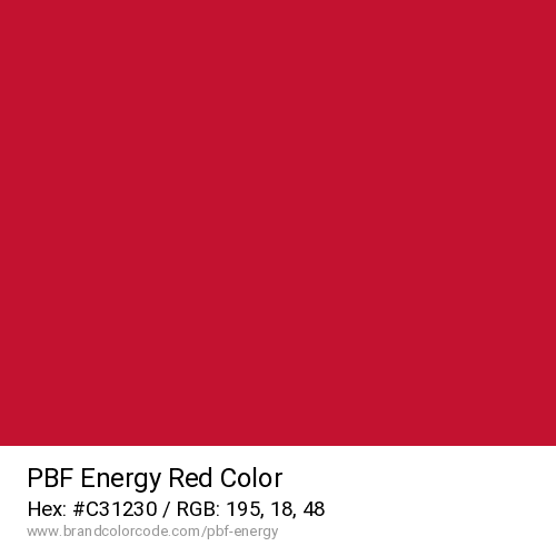 PBF Energy's Red color solid image preview