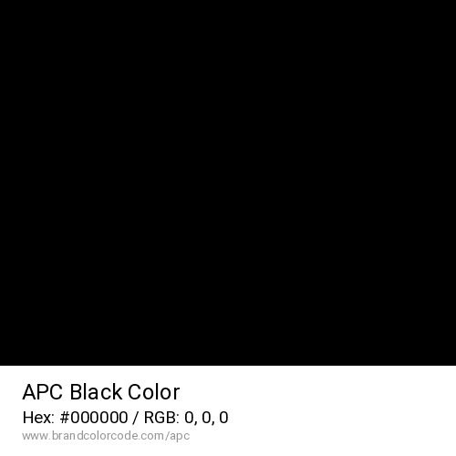 APC's Black color solid image preview