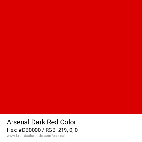 Arsenal's Dark Red color solid image preview