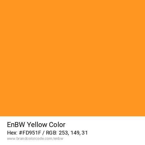 EnBW's Yellow color solid image preview