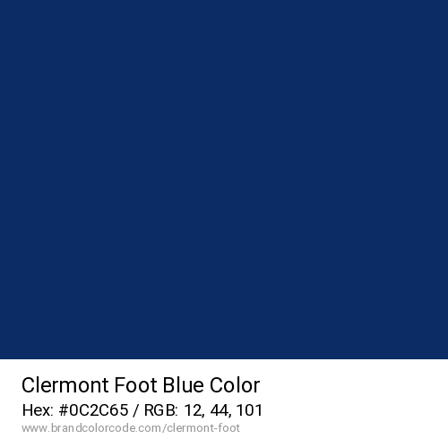 Clermont Foot's Blue color solid image preview