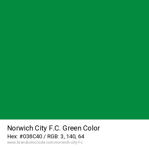 Norwich City F.C.'s Green color solid image preview