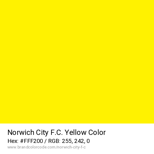 Norwich City F.C.'s Yellow color solid image preview