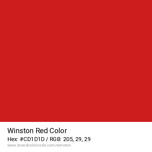 Winston's Red color solid image preview