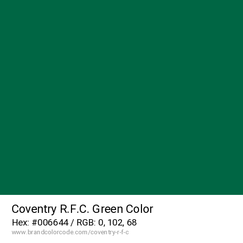 Coventry R.F.C.'s Green color solid image preview