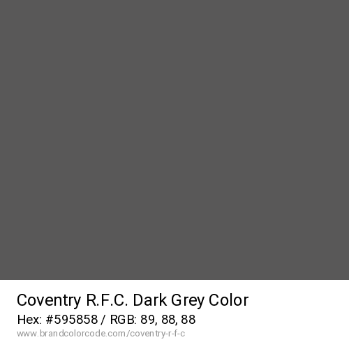 Coventry R.F.C.'s Dark Grey color solid image preview