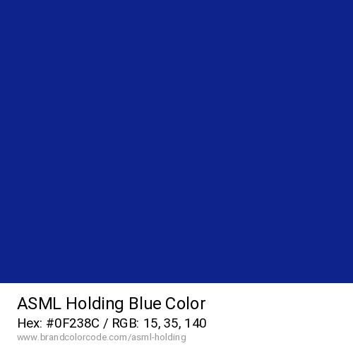 ASML Holding's Blue color solid image preview