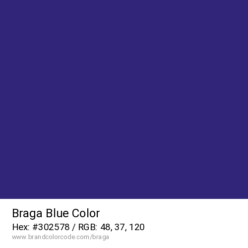 Braga's Blue color solid image preview