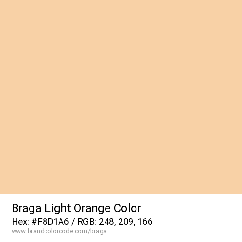 Braga's Light Orange color solid image preview