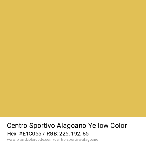 Centro Sportivo Alagoano's Yellow color solid image preview