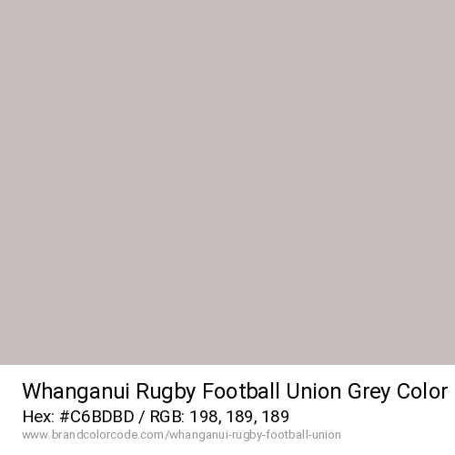 Whanganui Rugby Football Union's Grey color solid image preview