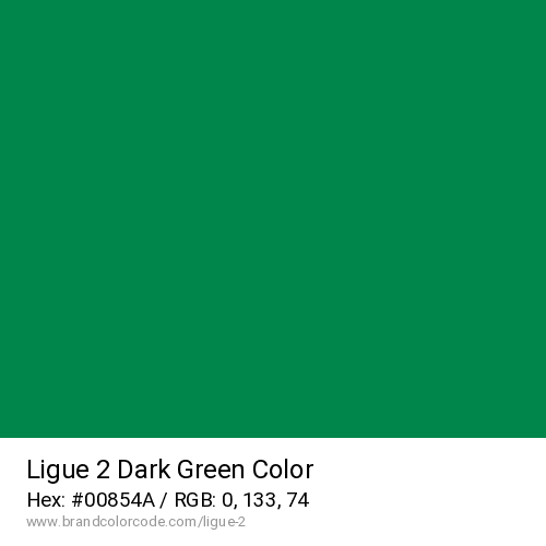 Ligue 2's Dark Green color solid image preview