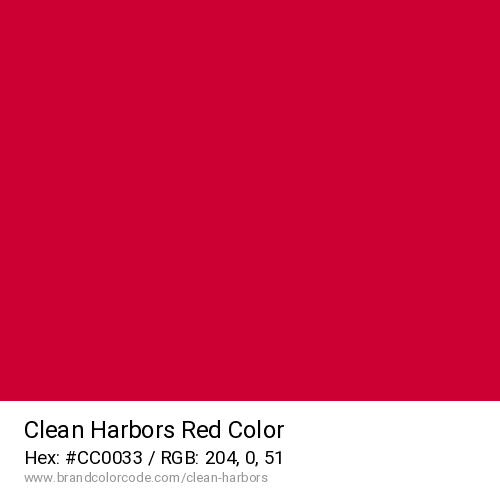 Clean Harbors's Red color solid image preview
