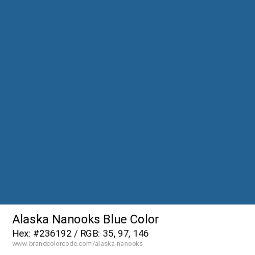 Alaska Nanooks's Blue color solid image preview