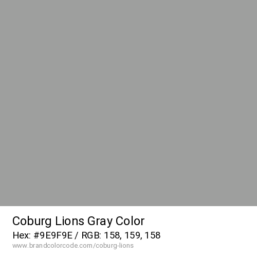 Coburg Lions's Gray color solid image preview