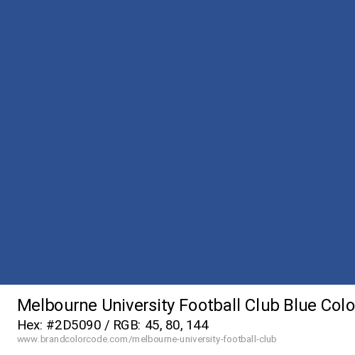 Melbourne University Football Club's Blue color solid image preview