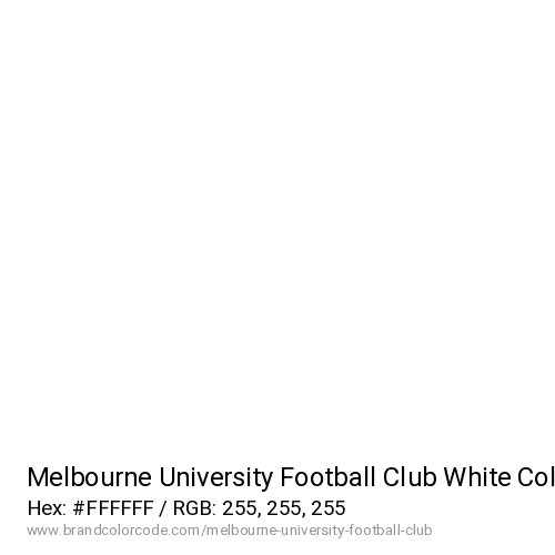 Melbourne University Football Club's White color solid image preview
