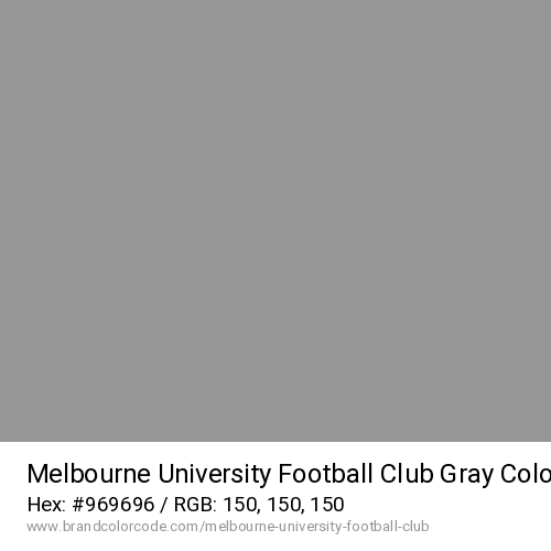 Melbourne University Football Club's Gray color solid image preview