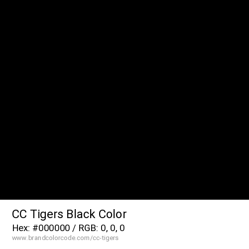 CC Tigers's Black color solid image preview