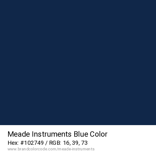 Meade Instruments's Blue color solid image preview