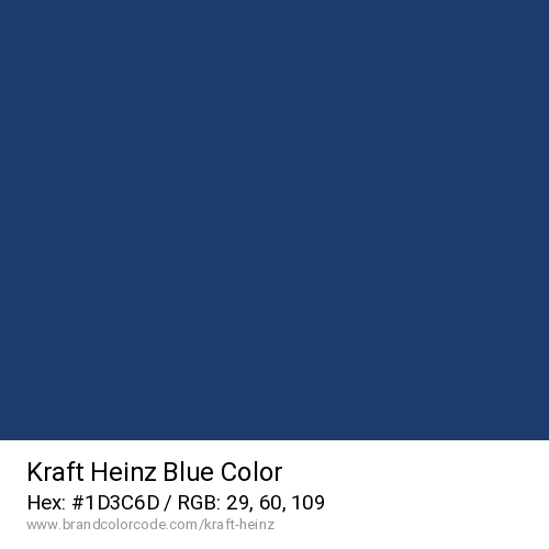 Kraft Heinz's Blue color solid image preview
