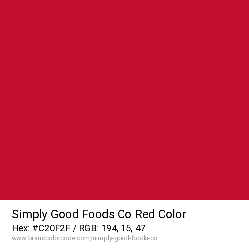 Simply Good Foods Co's Red color solid image preview