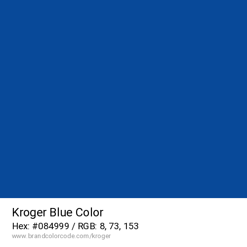 Kroger's Blue color solid image preview