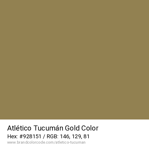 Atlético Tucumán's Gold color solid image preview