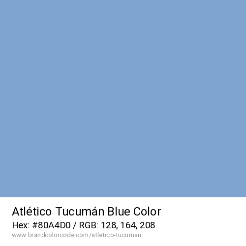 Atlético Tucumán's Blue color solid image preview