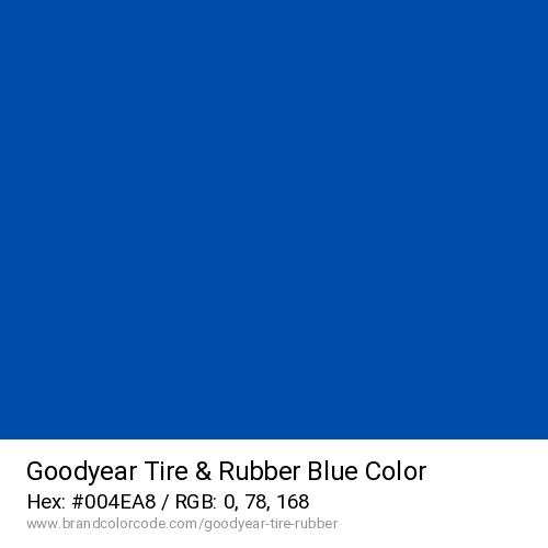 Goodyear Tire & Rubber's Blue color solid image preview