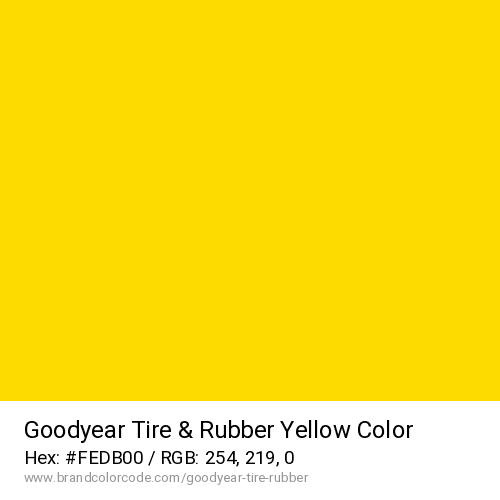 Goodyear Tire & Rubber's Yellow color solid image preview