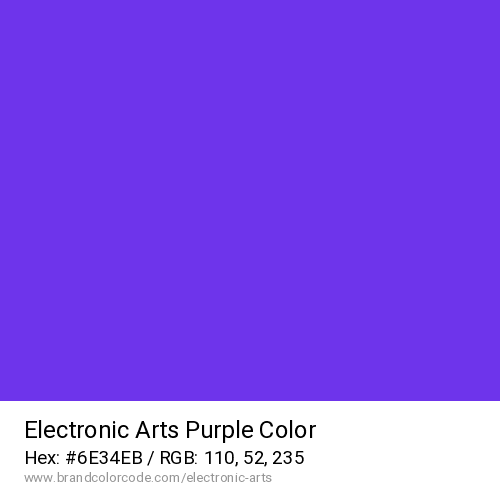 Electronic Arts's Purple color solid image preview